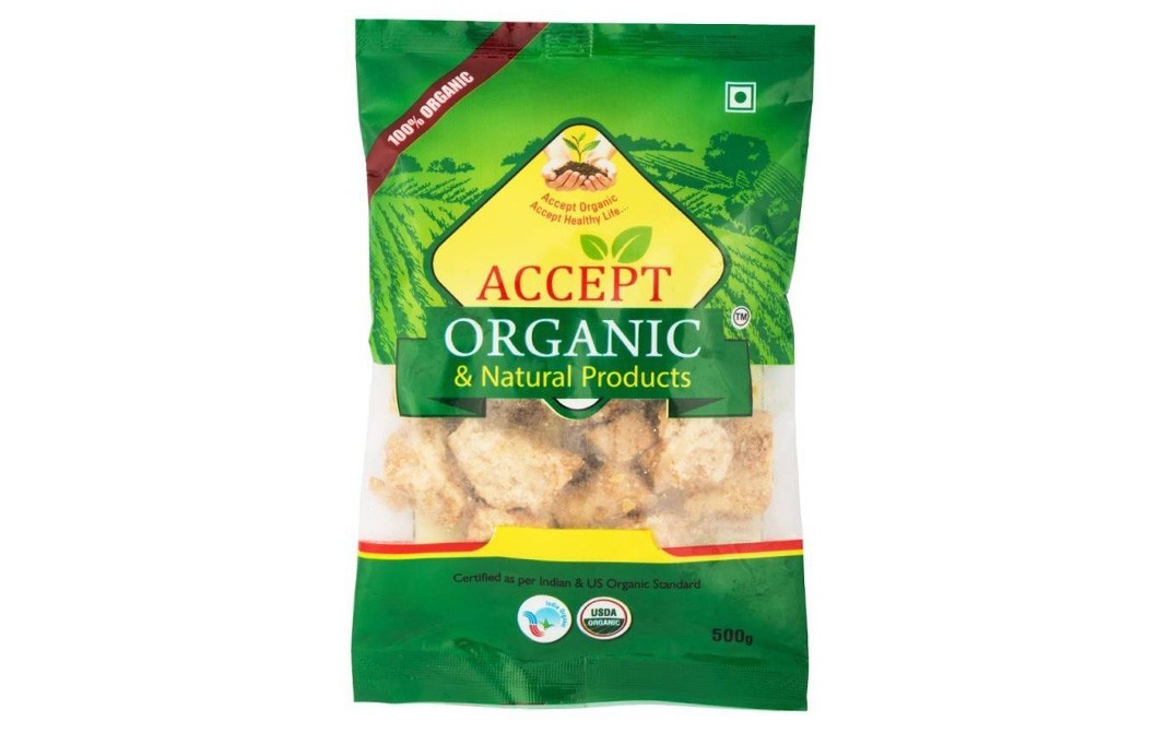 Accept Organic Gud (Jaggery)    Pack  500 grams